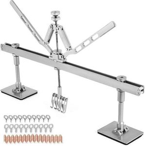 CarTool Kit 75/85/110cm Deurekker Hefboom Richtstang Kit Golvende Draad Aluminium Zuignappen Carrosserieschade Trekgereedschap(110 CM)