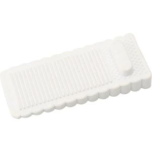 Deurstopwiggen, Antislip blokwig deurstoppers for thuiskantoor, achterdeurstopper, antibotsingsbescherming, hardware(White)