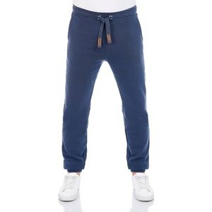 riverso RIVKasper joggingbroek voor heren, sportbroek, trainingsbroek, joggingbroek, vrijetijdsbroek, sweatbroek, regular zakken, katoen, lang, effen, rood, blauw, zwart, groen, grijs, S, M, L, XL,