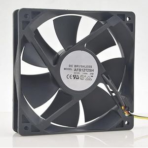 LMNCBVYA AFB1212SH DC12V 0.80A 120x120x25mm High-Performance 3-Wire Fan for PC and Electronics