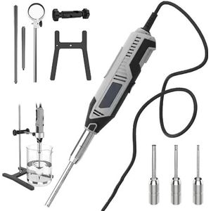 0,5-250 ml hoge snelheid dispergerende homogenisator, met 6 mm, 8 mm, 10 mm werkkoppen en H-vormige standaard, traploze snelheidsregeling en 6 snelheden verstelbaar, for voedsel, medicijnen(Plug in)