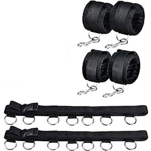 Verstelbare Zwarte Nylon Elastische Band, Multifunctionele Been En Nek Massageapparaat, Paar Geschenk Om Sport Plezier Te Verhogen