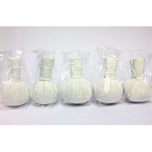 5 X Thaise spa kruiden warm kompres massage bal therapie (LUK Pra KOB) product uit Thailand
