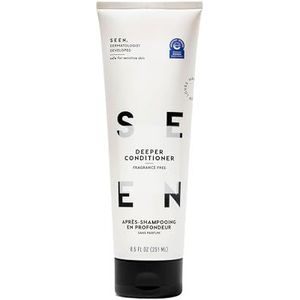 SEEN Diepere Conditioner, Geurvrij - Niet-Comedogene & Sulfaatvrije Haarconditioner - Dermatoloog-Ontwikkeld - Veilig voor Gevoelige, Eczeem & Acne gevoelige huid