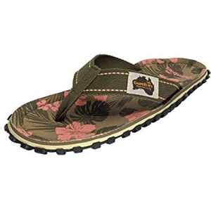 Gumbies Model Original | groen / bruin | teenslippers dames / heren schoenen teenslippers, jungle, 44 EU