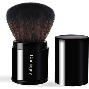 Intrekbare Kabuki Makeup Brush Poederborstels Foundation Travel Foundation Brush voor Blush Bronzer & Powder