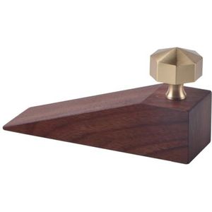 Antislip deur wig deurstopper wig bruin 12x3,5X (0,9-1,3) ""(12 x 3,5 * 3,3 cm)