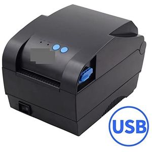 Draagbare inkjetprinter, Draadloze Thermische Labelprinters 20mm-80mm Barcode Sticker Printer 365B 370B 330B LAN Bluetooth USB Etiquetas Impresoras(330B-USB)