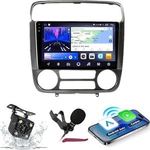 Android 14 Autoradio Navi voor H-onda Stream (2001-2005) 9 ""QLED-scherm autoradio met draadloze Carplay Android Auto GPS-navigatie met BT5.0 HIFI FM 5G-WiFi SWC RDS MIC,M300s