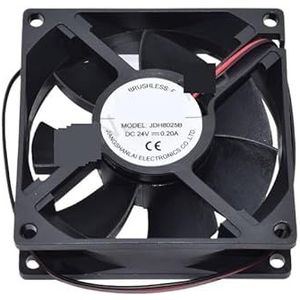 Voor koeler voor JSL JDH8025B 8025 DC24V 0.20A Dubbele kogel 8CM inverter chassisventilator 2 lijnen koeling