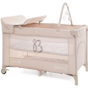 Bebelissimo - Babyparaplubed - opklapbed - vanaf de geboorte - Dodo Dodo - Luiertafel en speelgoed - Beige