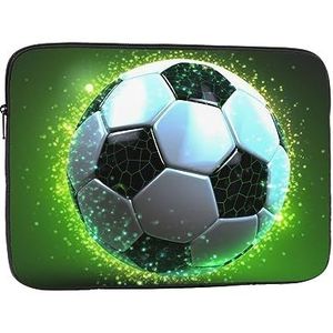 Cool Voetbal Laptop Sleeve Lichtgewicht Laptop Case Laptop Cover Shockproof Beschermende Notebook Case 12 inch