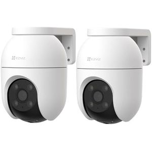 EZVIZ C8c 2MP 2PK Beveiligingscamera Buiten Wifi 360° met automatische zoom-tracking, detectie van menselijke vormen, nachtzicht in kleur, tweewegaudio, IP65 waterdicht, actieve verdediging