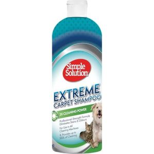 Simple Solution Extreme Tapijt Shampoo, Professionele sterkte huisdier vlek- en geurverwijderaar, Compatibel met alle reinigingsmachines 1Ltr