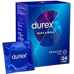 Durex - Natural - Condooms - 24 Stuks - Natuurlijk Rubberlatex