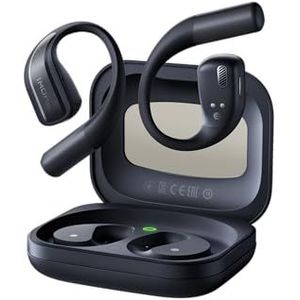 1MORE S70 Open Oortelefoons, Bluetooth 5.3 Open Oordopjes, Draadloze Oordopjes, 4 Ai Enc, Verbeterde Bas, 6 Equalisatie-Instellingen, IPX5, 40H, Comfort Voor Hardlopen, Training enz (Zwart)