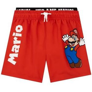 SUPER MARIO Zwemshorts, Mario Jongens Zwembroek, Jongens Zwemshorts, Kinderbadkleding Voor Het Strand, Rood 152