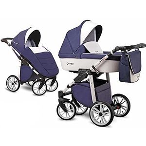 Kinderwagen 3in1 2in1 Isofix Set Buggy Autostoel 5 Kleuren First by Lux4Kids Lilia F01 2in1 zonder autostoel