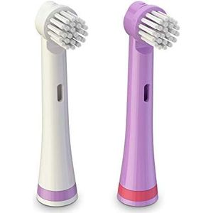 Brusheez Vervangende Borstel Hoofden 2 Pack - Peper de Dinosaur Sparkle de Eenhoorn