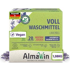 AlmaWin Waspoeder voor wasmachine, 19 wasbeurten, 1080 g