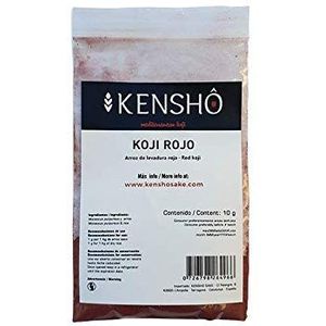 Kensho | Rode Rijst Gist Sporen| Rode Koji, Rode Beni |Bevordert de spijsvertering en is opwekkend | Glutenvrij | 10 gram