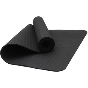 perfeclan Yogamat Fitnessmat voor Heren Dames Zwart 72""L x 24""W Oefenmat Pilates Mat voor Fitness Workouts Vloer Stretching Huishouden, 8 mm dik