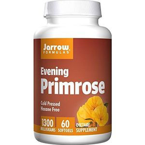 Primrose 1300mg 60 softgels - koudgeperste teunisbloemolie, essentieel omega 6 vetzuur GLA | Jarrow Formulas