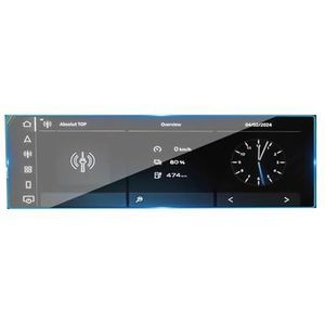 Displaybeschermfolie Voor A6 Le-tron 2025 Navigatieschermbeschermer Auto Middenconsole Dashboard Antikrasfolie(Rear Air Conditioning Film)