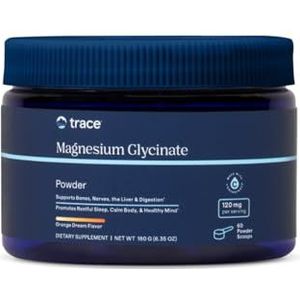 Trace Minerals Magnesium Glycinate Powder, Orange Dream - 180g