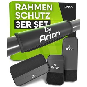Arion Fietsframebescherming, 3-delige set, transportbescherming geschikt voor Thule fietsendrager, carbon framebescherming, fietsaanhanger, e-bike-accessoires, universele bevestiging