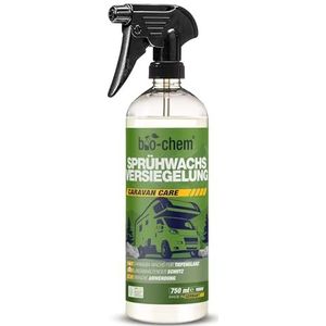 bio-chem Spuitwax verzegeling auto 750 ml spray I vloeibare carnaubawas voor lakverzegeling voor alle auto's zoals auto, caravan en motorfiets I stralende glans en langdurige bescherming tegen