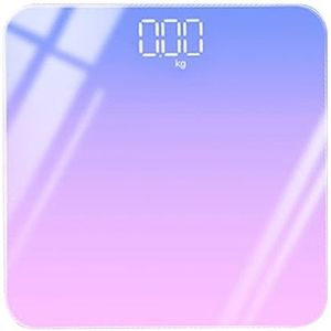 Draagbare Lichaamsvetweegschaal Digitale Badkamerweegschaal Weegschaal LCD-display USB-oplaadbare Weegschaal Gemakkelijk Te Gebruiken