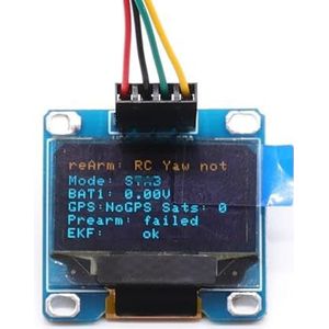For OSD for OLED-display for Pixhawk 2.4.8 for PIX PX4 Flight Control Vluchtweergave vluchtstatus Verbonden met I2C Interface van for Pixhawk