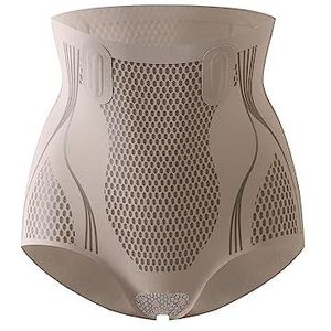 BebeXi Dubbele Kant Spandex Buik Intrekbare Broek Body Shaping Hoge Taille Traceless Leggings Styling Corset Taille Lifting Billen Slanke Been Shaping Afslanken Bodysuit Gordel Body Suit, Koffie-e, M