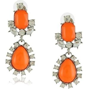 Accessoires Dames Retro Boheemse stijl Geometrische grote oorbellen (Color : E1416 orange)