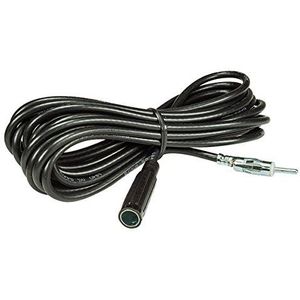tomzz Audio 1600-005 verlengkabel voor de auto-antenne 4,5 m din-stekker naar din-contactdoos-koppelantennekabel
