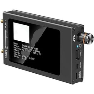 Antenne-analysator, 4,3 Inch Antenne-analysator 10k-1,5 GHz VHF UHF-netwerk HW3.2 IPS LCD + Metalen Behuizing, voor netwerkkabeldiagnostiek