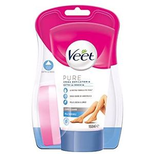 Veet Silk & Fresh Technology Haarentfernungscreme unter der Dusche für empfindliche Haut - 150 ml