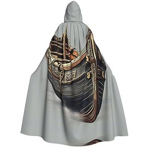 Oude Viking Boten Party Decoratie Cape, Vampier Mantel, Voor Vakantie Evenementen En Halloween Serie