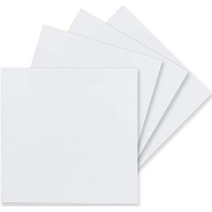 FarbenFroh by GUSTAV NEUSER 50 enkele kaarten vierkant, 15 x 15 cm in hoogwit (wit) - 240 g/m² - blanco knutselkaarten, ansichtkaarten, knutselkarton in kleipapierkwaliteit