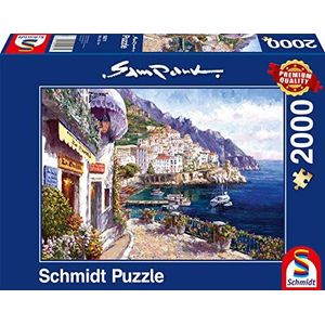 Schmidt - SCH-59271 - Middag in Amalfi, 2000 stukjes Puzzel - vanaf 12 jaar - rustiek en landelijk puzzel - van Sam Park