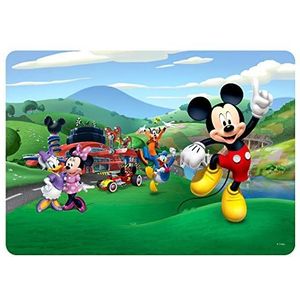 AG Design TMD 8303 Disney Mickey Mouse Kinderplacemats, eetmatten, schildermat, kneedmat-30 x 42 cm, ftalaatvrij kunststof, kleurrijk, 42 x 30 cm