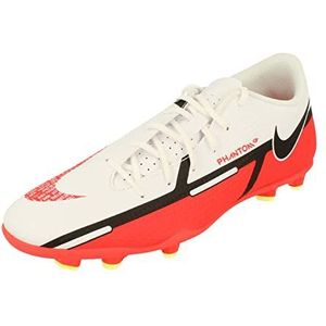 NIKE Phantom GT2 Club MG Multi-Ground Heren Voetbalschoenen Wit/Volt/Bright CrimsonDA5640 (Wit/Volt/Bright Crimson 167) UK7 (EU41), Wit, 41 EU