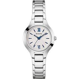 Bulova Watch Only Time Woman Analoge Steel 96L215 Classic