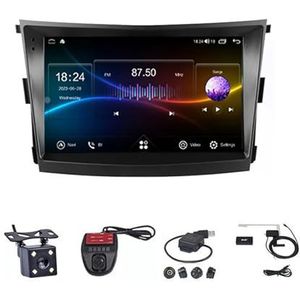 Android Double Din Car Stereo 9 Inch Touchscreen Autoradio Autotoebehoren Multimedia Stuurwielbediening met Navigatie Plug And Play Voor SsangYong Tivoli 2015-2019 (Size : M100S WIFI 1G+16G)