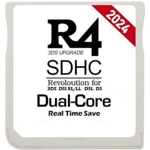 Voor 3DS DSL XL/LL 2024 R4 SDHC Adapter branden kaart Game Card digitale geheugenkaart flashcard- gokken accessoires draagbare (white)