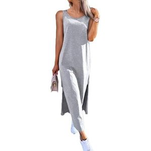 Jurk met kant op de rug fl-9900, Grijs, S