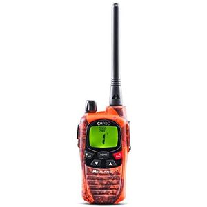 Midland G9 Pro walkietalkie Dual Band 40 kanalen PMR446 en 69 kanalen LPD Blaze Edition - 1 transceiver, 4 oplaadbare batterijen AA 1800 mAh, oplader en riemclip
