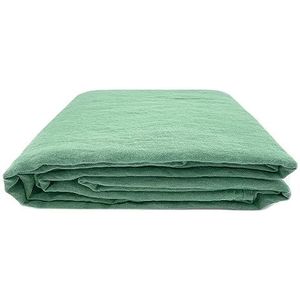 JOWOLLINA Laken laken, overtrek, 100% linnen, zachte washed afwerking, 180 g/m², 240 x 260 cm, basil