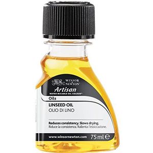 Winsor & Newton RCFAWLO75 75 ml Artisan Water Mixable Lijnzaadolie Medium, pakket kan variëren